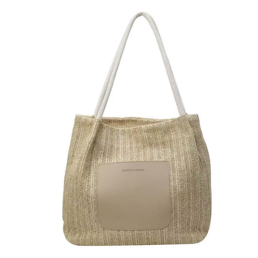 Vintage woven tote bag
